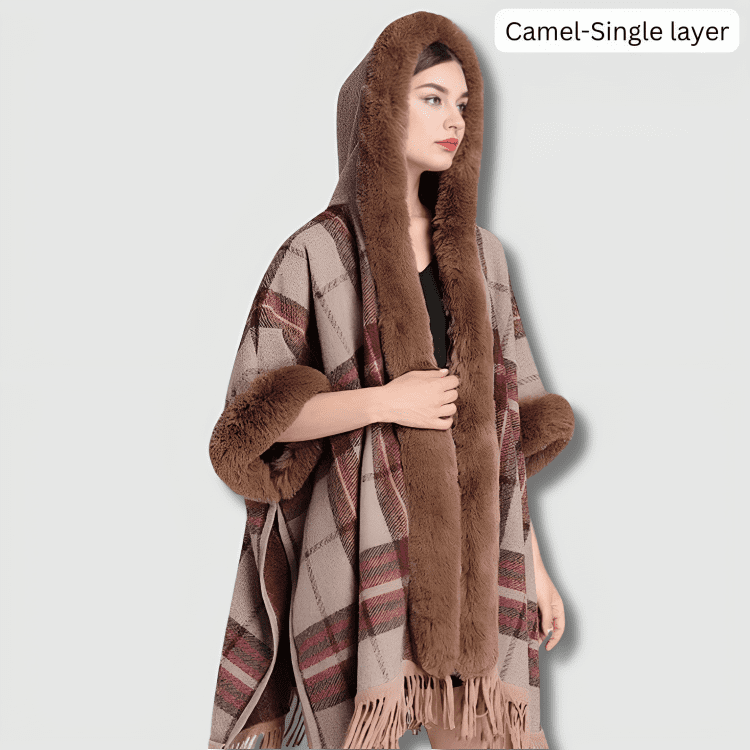 Amazon.com: Women's Elegant Poncho Open Front Slit Sleeve