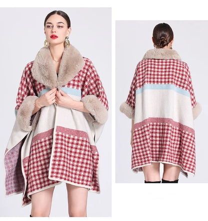 Classic Poncho Wrap - The Pink Rabbit