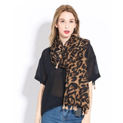 Special Edition Leopard Scarf - The Pink Rabbit