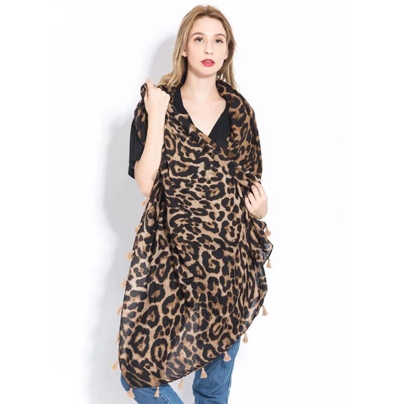 Special Edition Leopard Scarf - The Pink Rabbit