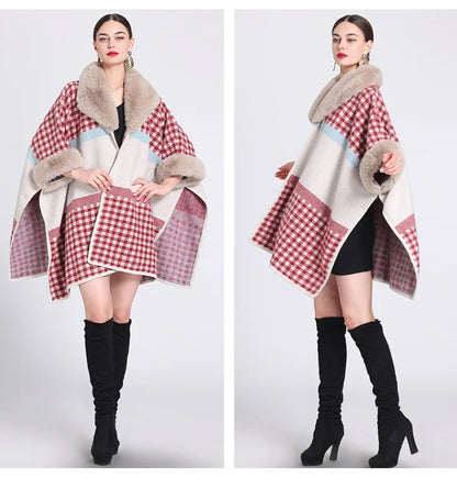 Classic Poncho Wrap - The Pink Rabbit